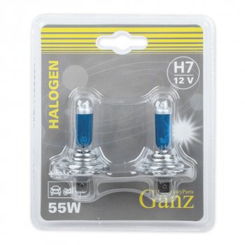569 р. Лампа 12V H7 55W PX26d +50% блистер (2шт.) GANZ GANZ gip06056  с доставкой в г. Керчь. Увеличить фотографию 3