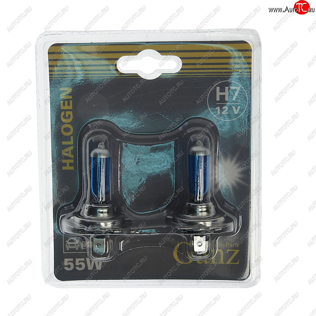 569 р. Лампа 12V H7 55W PX26d +50% блистер (2шт.) GANZ GANZ gip06056  с доставкой в г. Керчь
