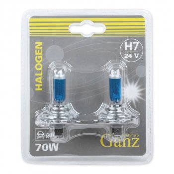 529 р. Лампа 24V H7 70W PX26d +50% блистер (2шт.) GANZ GANZ gip06058  с доставкой в г. Керчь. Увеличить фотографию 2
