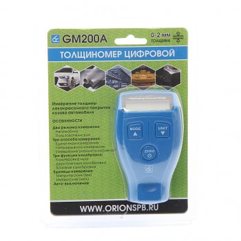 4 199 р. Толщиномер цифровой 0х2мм ОРИОН ОРИОН gm200a(9202)  с доставкой в г. Керчь. Увеличить фотографию 1