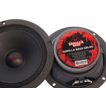 2 979 р. Колонки среднечастоные 6 (16см) 100Вт KICX KICX gorilla bass gbl65  с доставкой в г. Керчь. Увеличить фотографию 3