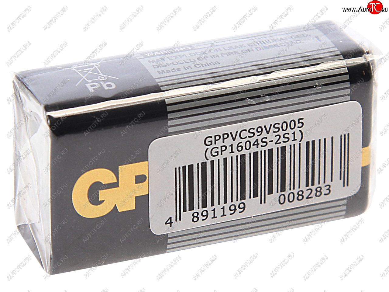134 р. Батарейка KRONA 6F22 9V термопленка 1шт. Alkaline Supercell GP GP gp-1604s  с доставкой в г. Керчь