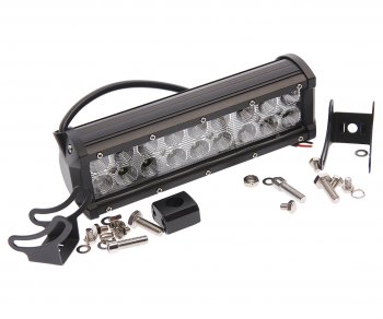 2 559 р. Балка светодиодная 1224V 54W (18 светодиодов) 235х85х65мм (ближний свет) двухрядная LED LT LED TECHNOLOGY gr9-54f  с доставкой в г. Керчь. Увеличить фотографию 2