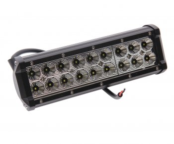 2 559 р. Балка светодиодная 1224V 54W (18 светодиодов) 235х85х65мм (ближний свет) двухрядная LED LT LED TECHNOLOGY gr9-54f  с доставкой в г. Керчь. Увеличить фотографию 1