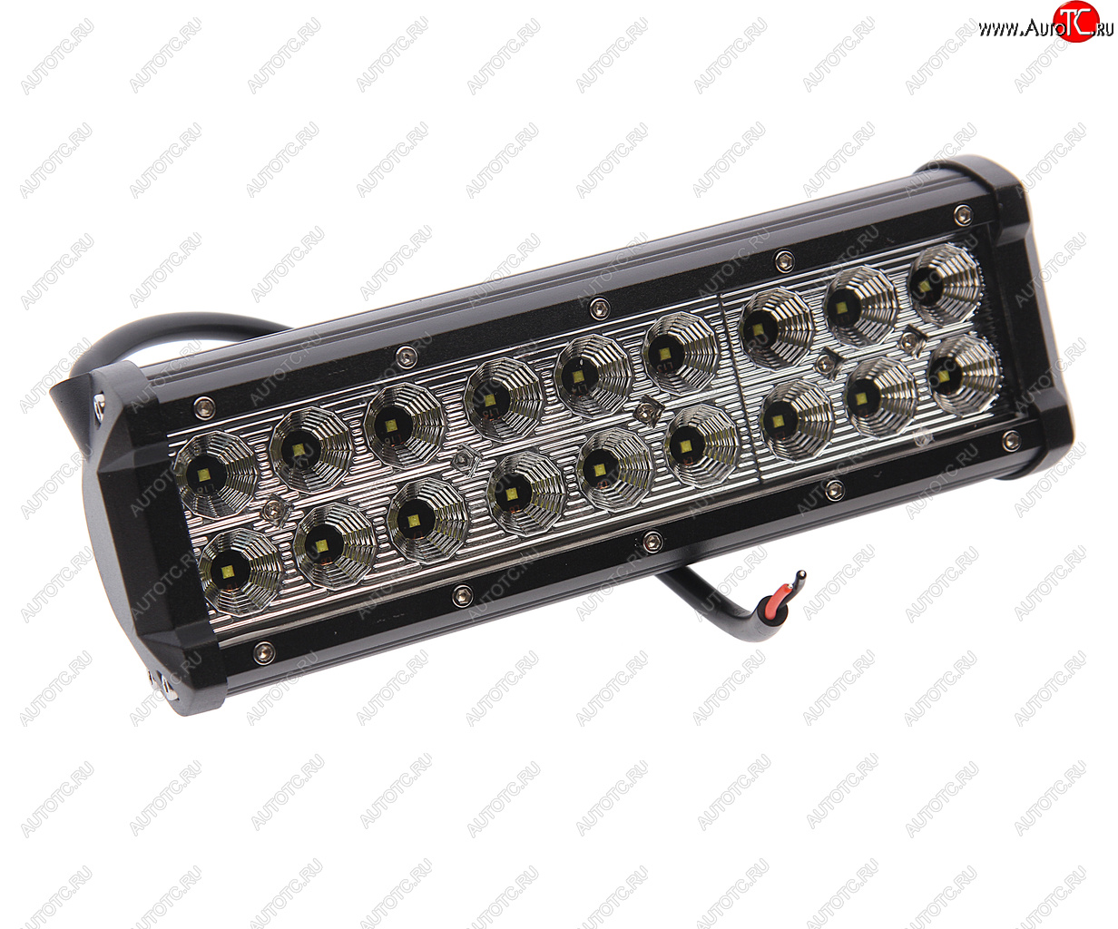 2 559 р. Балка светодиодная 1224V 54W (18 светодиодов) 235х85х65мм (ближний свет) двухрядная LED LT LED TECHNOLOGY gr9-54f  с доставкой в г. Керчь