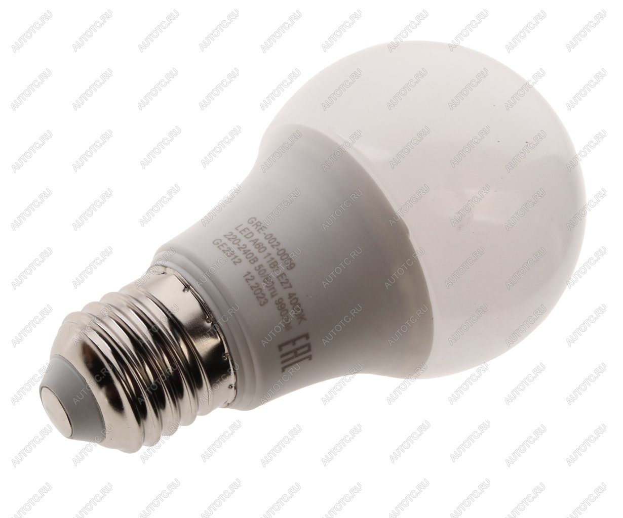 91 р. Лампа светодиодная E27 A60 11W (90W) 220V теплый GRISARD ELECTRIC GRISARD ELECTRIC gre-002-0009  с доставкой в г. Керчь