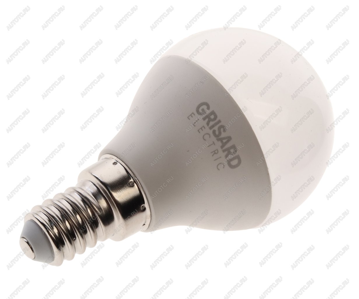 77 р. Лампа светодиодная E14 G45 7W (60W) 220V теплый GRISARD ELECTRIC GRISARD ELECTRIC gre-002-0036  с доставкой в г. Керчь