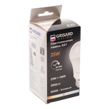 180 р. Лампа светодиодная E27 A70 25W (190W) 220V теплый GRISARD ELECTRIC GRISARD ELECTRIC gre-002-0101  с доставкой в г. Керчь. Увеличить фотографию 3