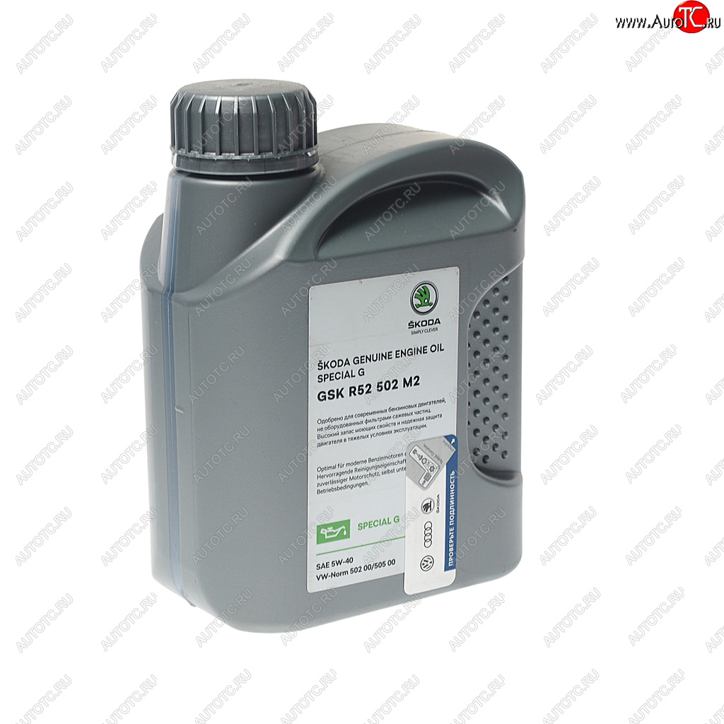 2 069 р. Масло моторное VAG 5W40 синт.1л SPECIAL G бензиновый двигатель (502.00505.00) OE VAG gskr52502m2  с доставкой в г. Керчь