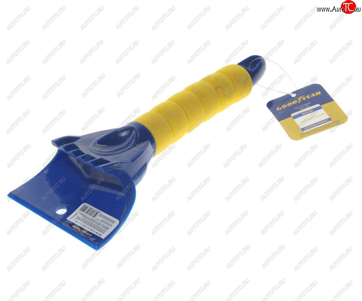 195 р. Скребок для льда 25х10см двойной желто-синий GOODYEAR GOODYEAR gy000232  с доставкой в г. Керчь