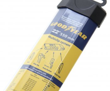 859 р. Щетка стеклоочистителя 550мм беcкаркасная Multiclip Frameless GOODYEAR GOODYEAR gy000422  с доставкой в г. Керчь. Увеличить фотографию 2