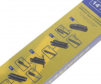 1 059 р. Щетка стеклоочистителя 360мм бескаркасная (8 адаптеров) Premium GOODYEAR GOODYEAR gy000434  с доставкой в г. Керчь. Увеличить фотографию 3