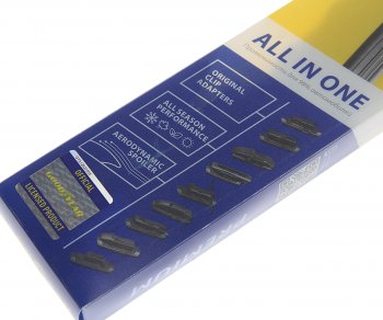 1 059 р. Щетка стеклоочистителя 410мм бескаркасная (8 адаптеров) Premium GOODYEAR GOODYEAR gy000436  с доставкой в г. Керчь. Увеличить фотографию 2
