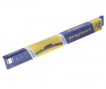 1 059 р. Щетка стеклоочистителя 410мм бескаркасная (8 адаптеров) Premium GOODYEAR GOODYEAR gy000436  с доставкой в г. Керчь. Увеличить фотографию 1