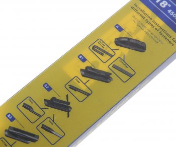 1 039 р. Щетка стеклоочистителя 450мм бескаркасная (8 адаптеров) Premium GOODYEAR GOODYEAR gy000438  с доставкой в г. Керчь. Увеличить фотографию 3