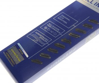 1 059 р. Щетка стеклоочистителя 530мм бескаркасная (8 адаптеров) Premium GOODYEAR GOODYEAR gy000441  с доставкой в г. Керчь. Увеличить фотографию 2