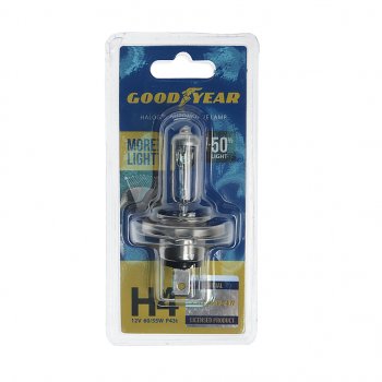 559 р. Лампа 12V H4 6055W P43t блистер (1шт.) More Light GOODYEAR GOODYEAR gy014125  с доставкой в г. Керчь. Увеличить фотографию 1