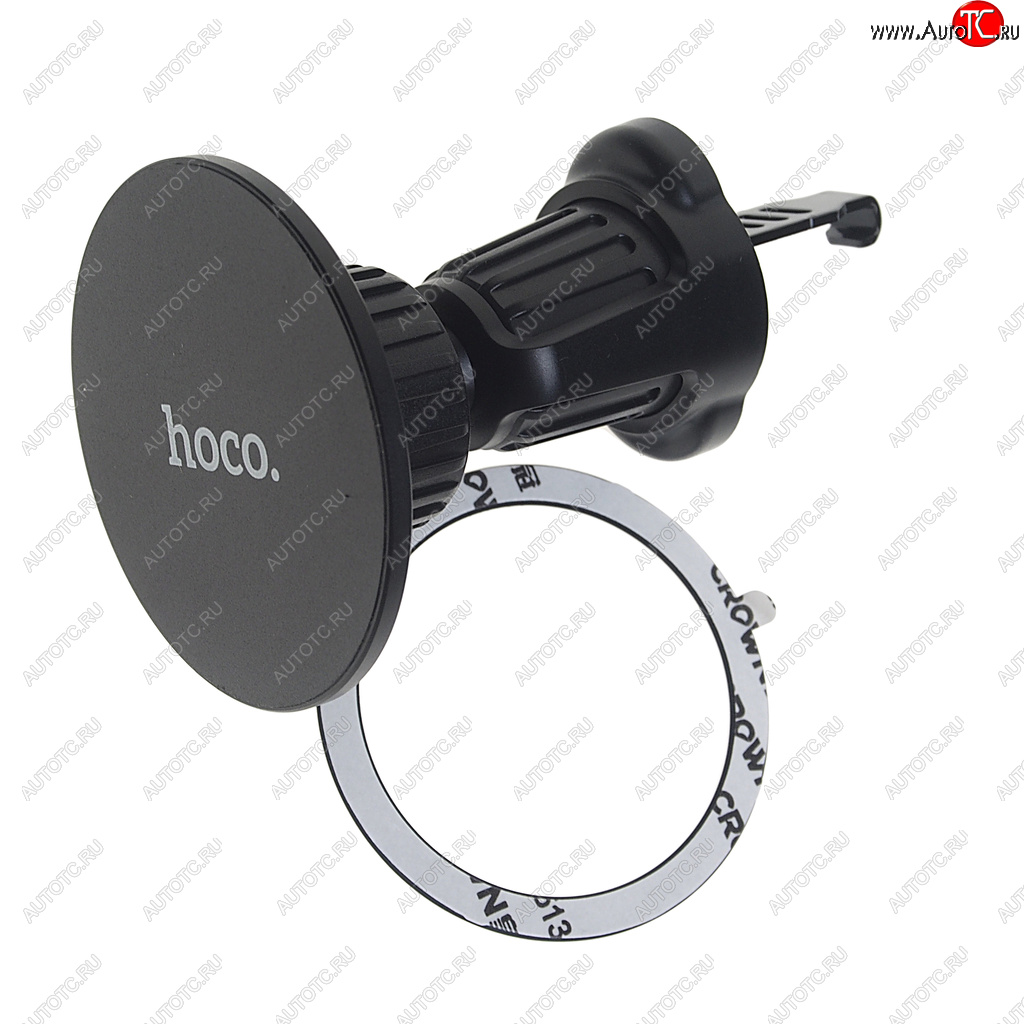 769 р. Держатель телефона на дефлектор магнитный HOCO HOCO h12 black HOCO h12 black  с доставкой в г. Керчь