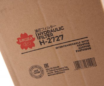 3 169 р. Фильтр гидравлический HITACHI SAKURA SAKURA h2727  с доставкой в г. Керчь. Увеличить фотографию 4