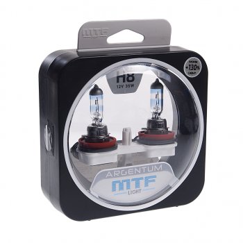 2 299 р. Лампа 12V H8 35W PGJ19-1 +130% бокс (2шт.) Argentum MTF MTF h3a1208  с доставкой в г. Керчь. Увеличить фотографию 1