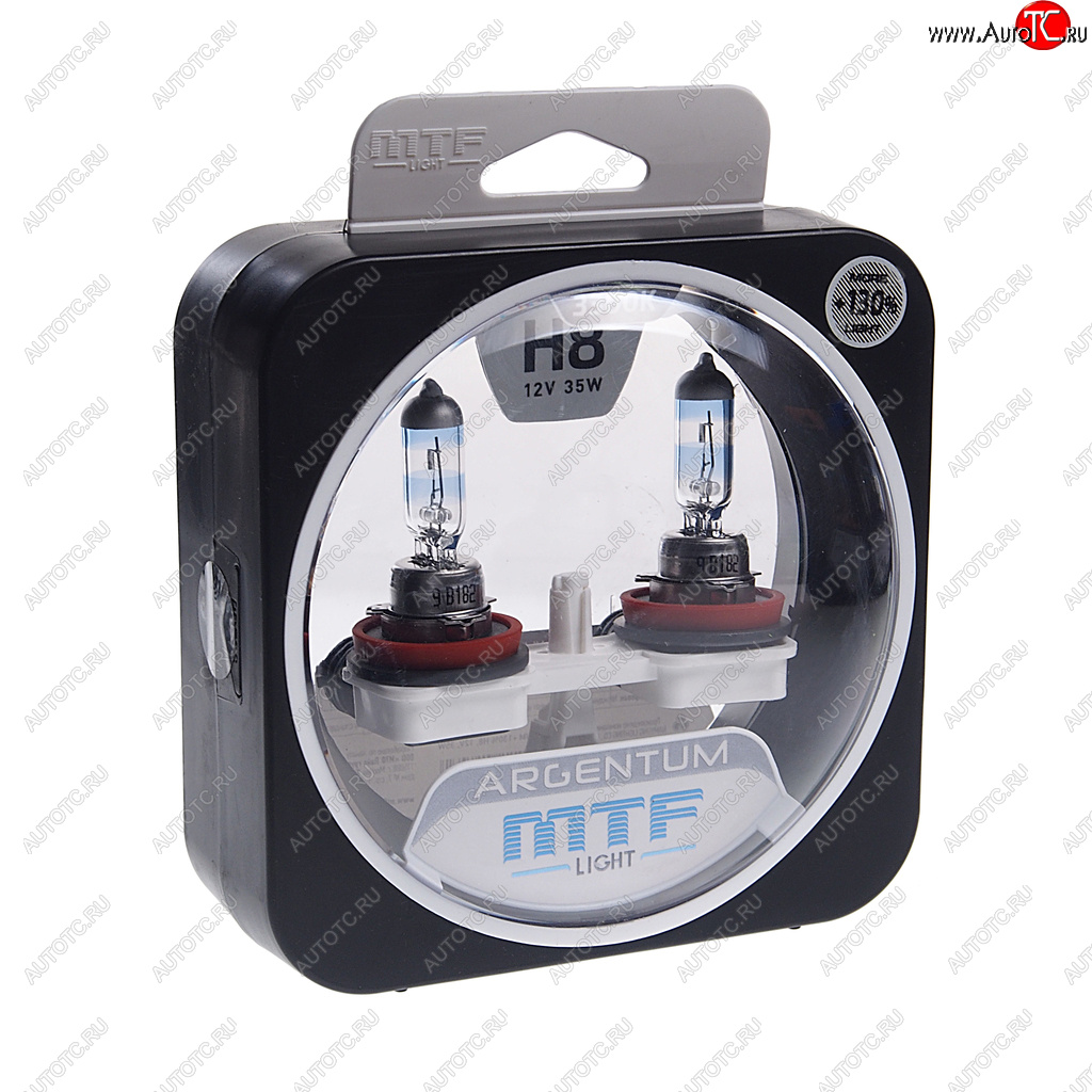 2 299 р. Лампа 12V H8 35W PGJ19-1 +130% бокс (2шт.) Argentum MTF MTF h3a1208  с доставкой в г. Керчь