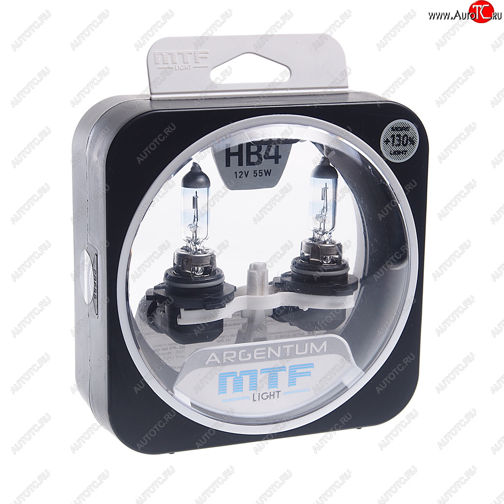 2 249 р. Лампа 12V HB4 55W P22d +130% бокс (2шт.) Argentum MTF MTF h3a12b4  с доставкой в г. Керчь