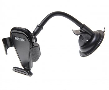 379 р. Держатель телефона универсальный FAISON FAISON h-45 black  с доставкой в г. Керчь. Увеличить фотографию 1
