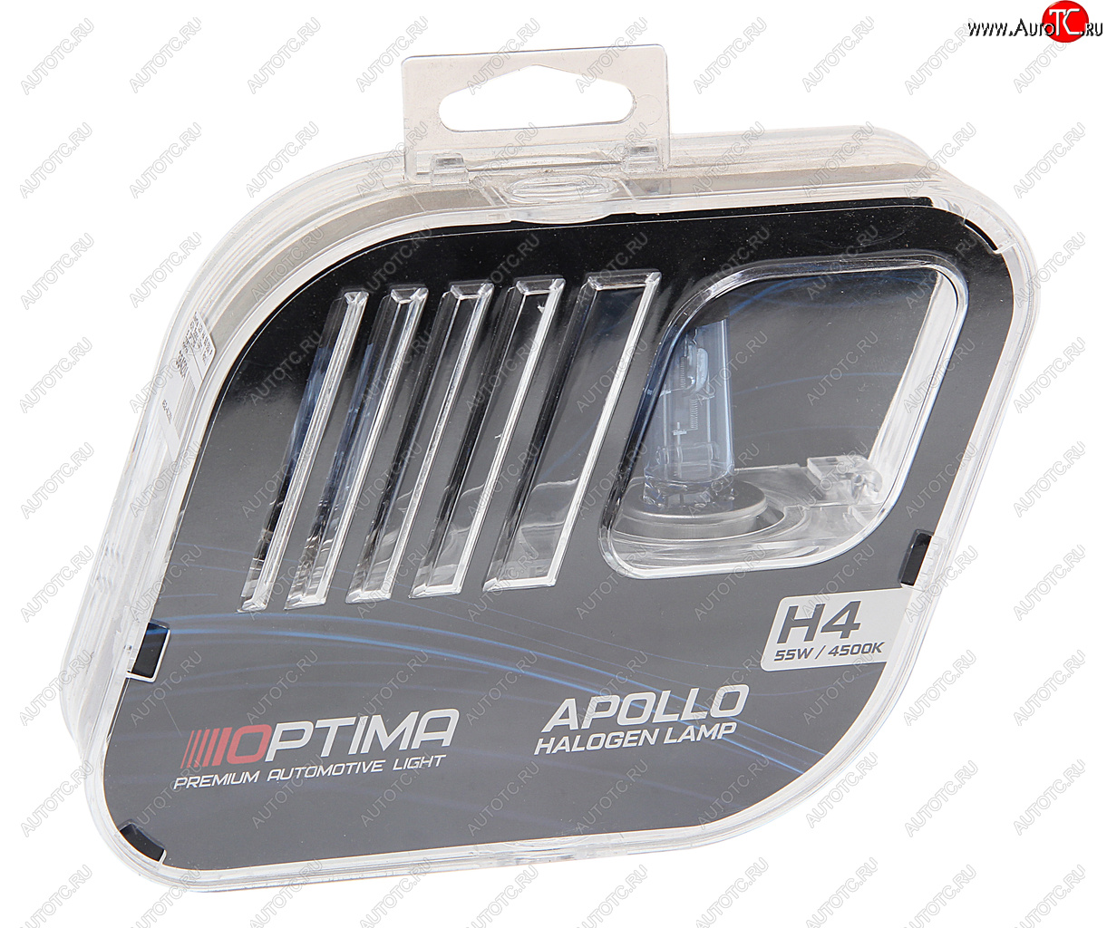 1 349 р. Лампа 12V H4 6055W P43t бокс (2шт.) Apollo OPTIMA OPTIMA haph4  с доставкой в г. Керчь