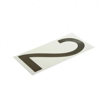 58 р. Наклейка-знак виниловая на дублирующие номера 2 33х17см AUTOSTICKERS AUTOSTICKERS хбл 2  с доставкой в г. Керчь. Увеличить фотографию 1