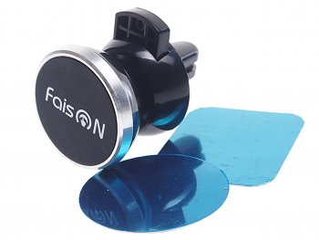 519 р. Держатель телефона на дефлектор магнитный FAISON FAISON hca3 blacksliver  с доставкой в г. Керчь. Увеличить фотографию 1