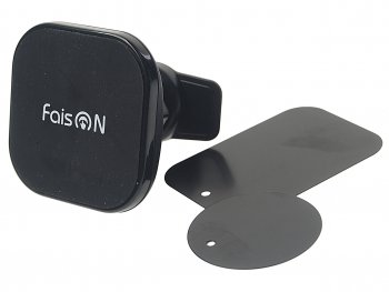 639 р. Держатель телефона на дефлектор магнитный FAISON FAISON h-cf011 black  с доставкой в г. Керчь. Увеличить фотографию 1