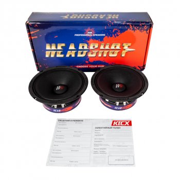 4 749 р. Колонки среднечастоные 6 (16см) 150Вт KICX KICX headshot e65  с доставкой в г. Керчь. Увеличить фотографию 5