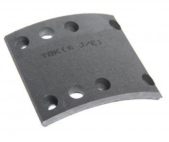 829 р. Накладка тормозной колодки JAC N90 КАМАЗ Компас-9 задней (1шт.) OE JAC hf16016e7-3502105-tbk  с доставкой в г. Керчь. Увеличить фотографию 1