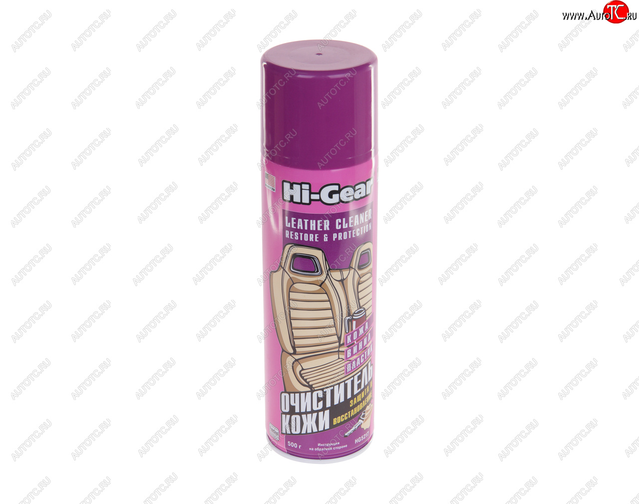 1 579 р. Очиститель кожи аэрозоль 496мл HI-GEAR HI-GEAR hg5217  с доставкой в г. Керчь