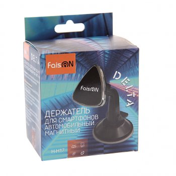 489 р. Держатель телефона универсальный магнитный FAISON FAISON h-h17 black FAISON h-h17 black  с доставкой в г. Керчь. Увеличить фотографию 3
