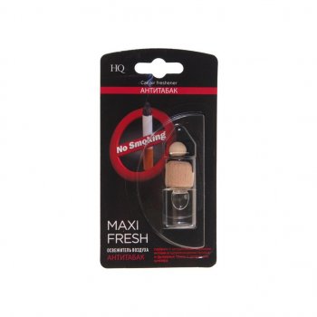 Ароматизатор подвесной жидкостный (антитабак) с деревянной крышкой 5мл MAXI FRESH MAXI FRESH hmf-24