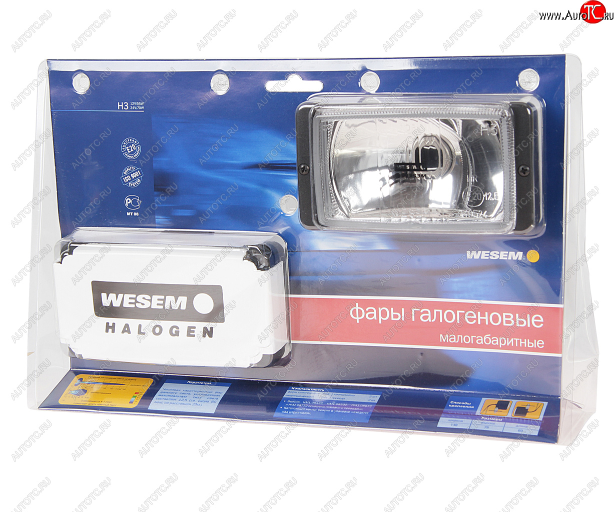 4 599 р. Фара противотуманная 2шт.WESEM WESEM hmz080.31  с доставкой в г. Керчь