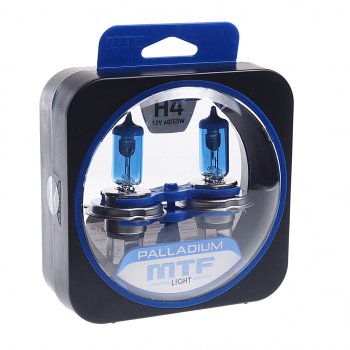 1 749 р. Лампа 12V H4 6055W P43t бокс (2шт.) Palladium MTF MTF hpa1204  с доставкой в г. Керчь. Увеличить фотографию 1