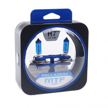 1 879 р. Лампа 12V H7 55W PX26d бокс (2шт.) Palladium MTF MTF hpa1207  с доставкой в г. Керчь. Увеличить фотографию 1
