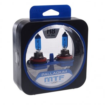 2 099 р. Лампа 12V H8 35W PGJ19-1 бокс (2шт.) Palladium MTF MTF hpa1208  с доставкой в г. Керчь. Увеличить фотографию 1