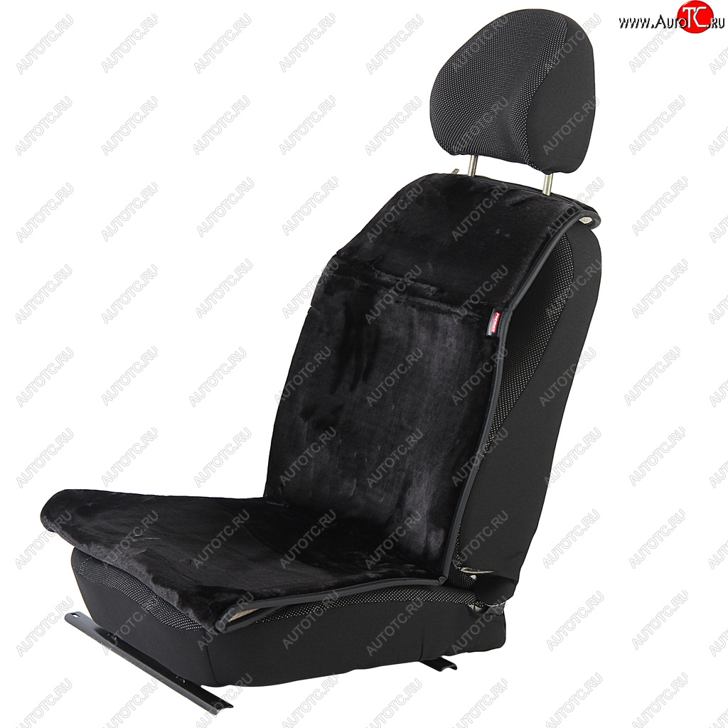 3 289 р. Накидка на сиденье мех искусственный черная 2шт. Antislip PREMIER PREMIER hr100  с доставкой в г. Керчь