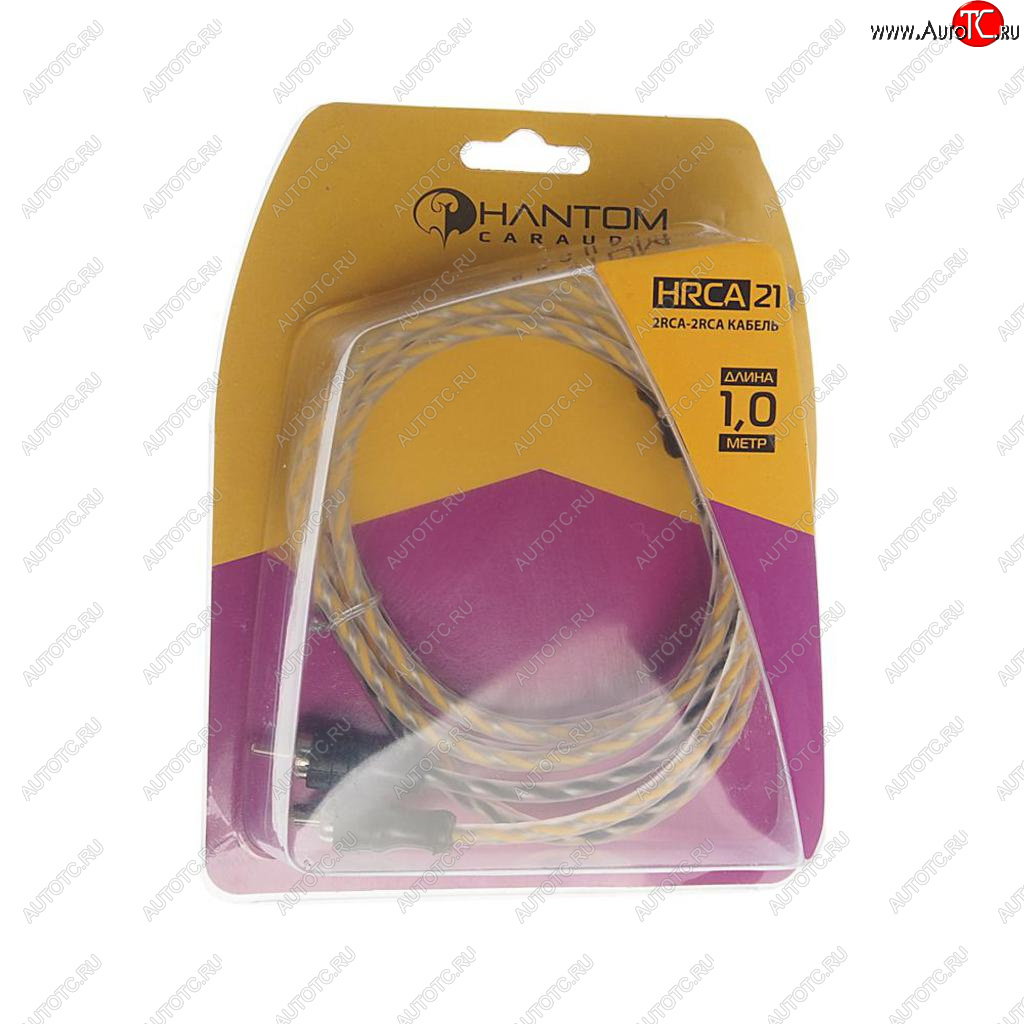 399 р. Кабель RCA 2х2 1м PHANTOM PHANTOM hrca21  с доставкой в г. Керчь