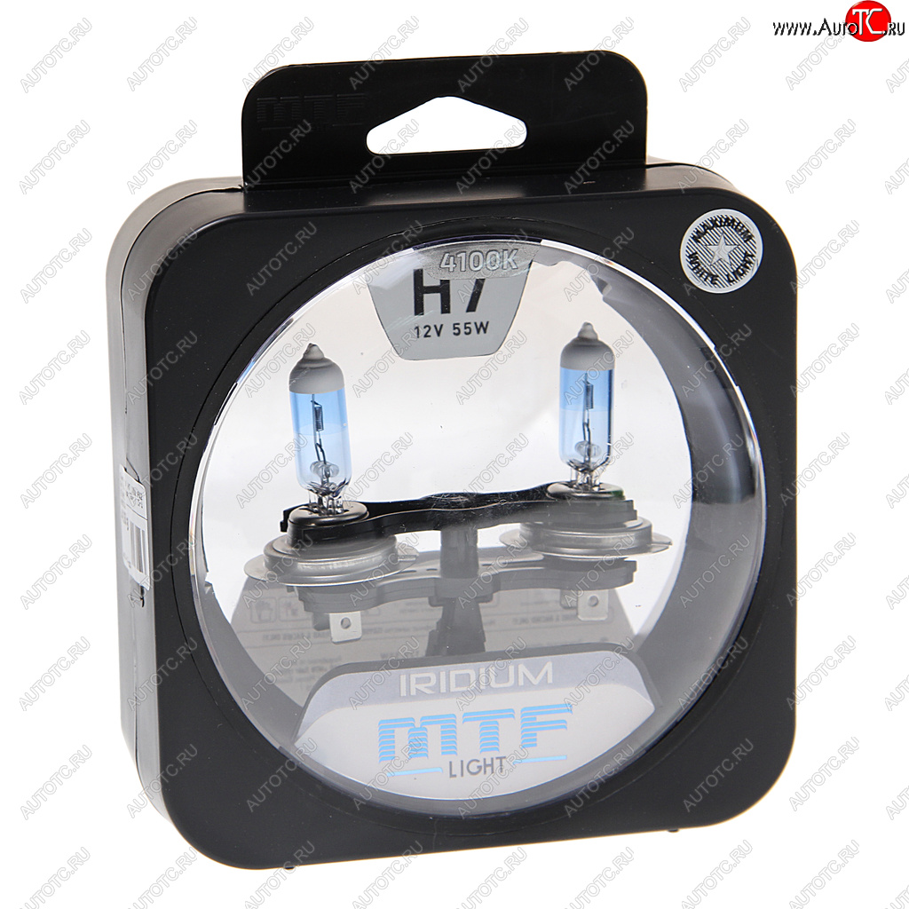 1 779 р. Лампа 12V H7 55W PX26d блистер (2шт.) Iridium MTF MTF hrd1207  с доставкой в г. Керчь