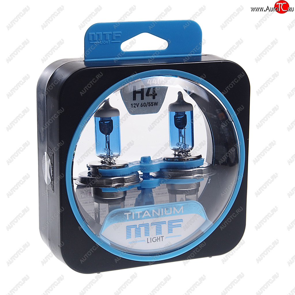 1 749 р. Лампа 12V H4 6055W P43t бокс (2шт.) Titanium MTF MTF htn1204  с доставкой в г. Керчь