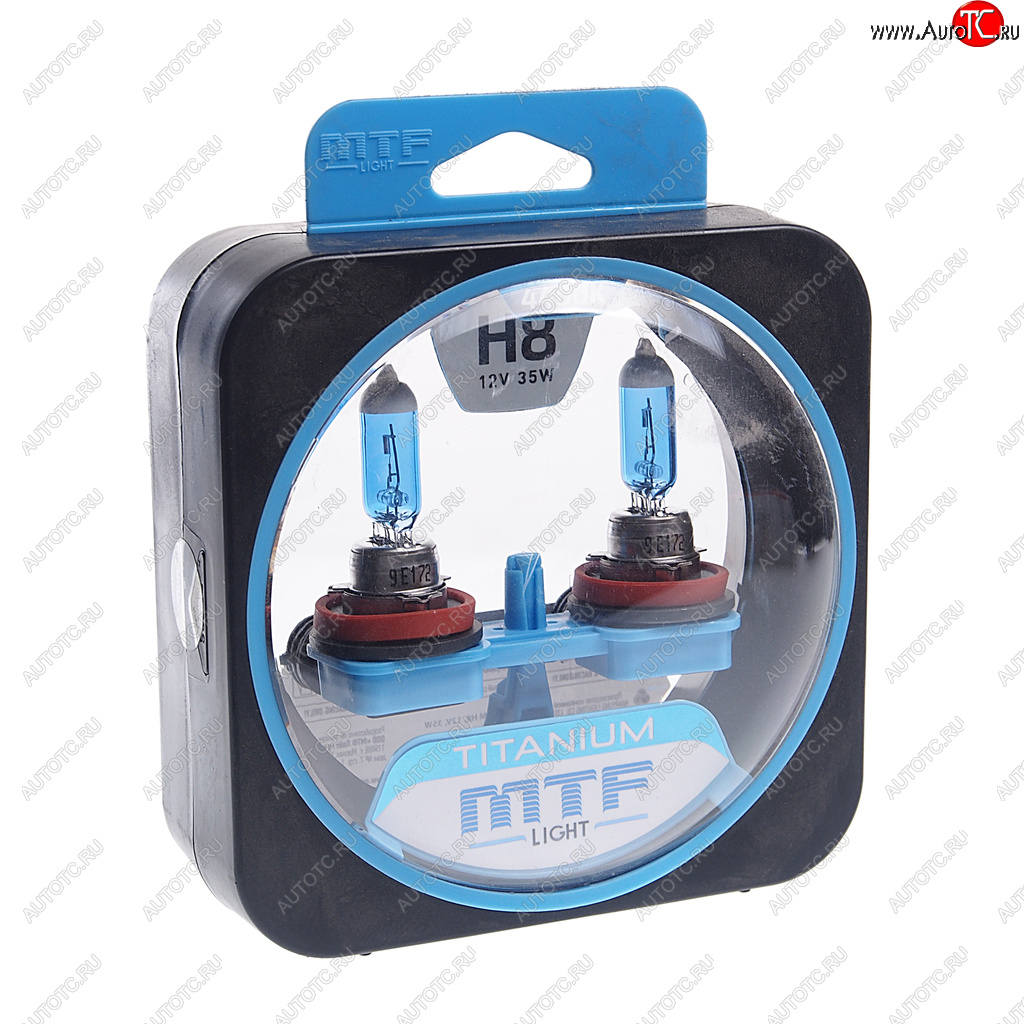2 099 р. Лампа 12V H8 35W PGJ19-1 бокс (2шт.) Titanium MTF MTF htn1208  с доставкой в г. Керчь