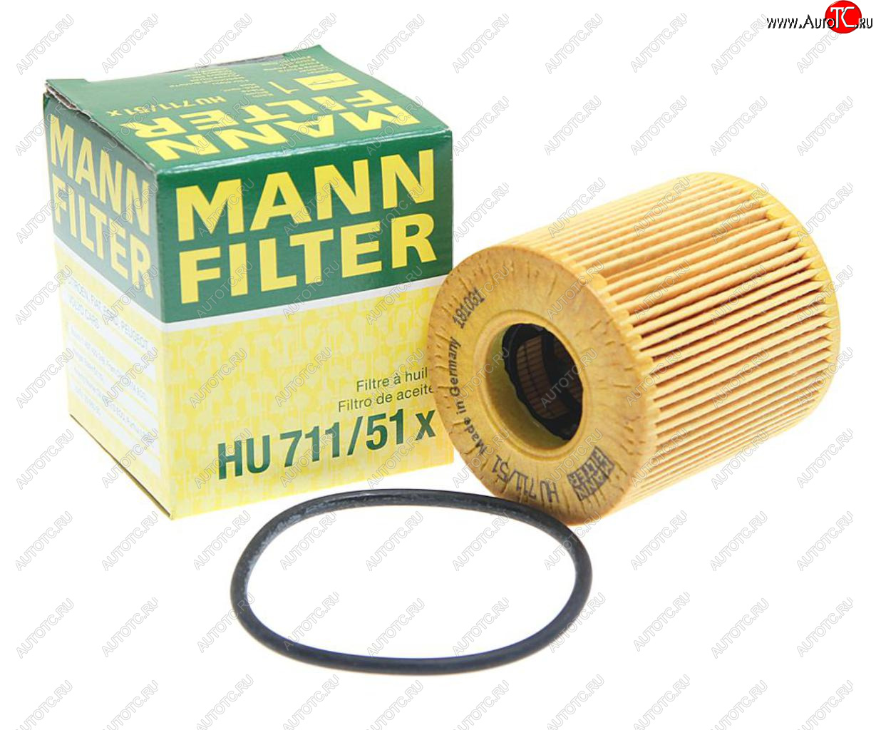 689 р. Фильтр масляный PEUGEOT Boxer CITROEN C2-C8,Jumper FIAT Ducato FORD Transit (06-),Mondeo MANN MANN hu71151x  с доставкой в г. Керчь