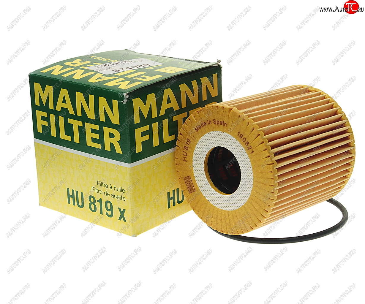 629 р. Фильтр масляный VOLVO S60,S80,XC70 (00-),XC70 2 (07-),V70 2 (00-) MANN MANN hu819x  с доставкой в г. Керчь