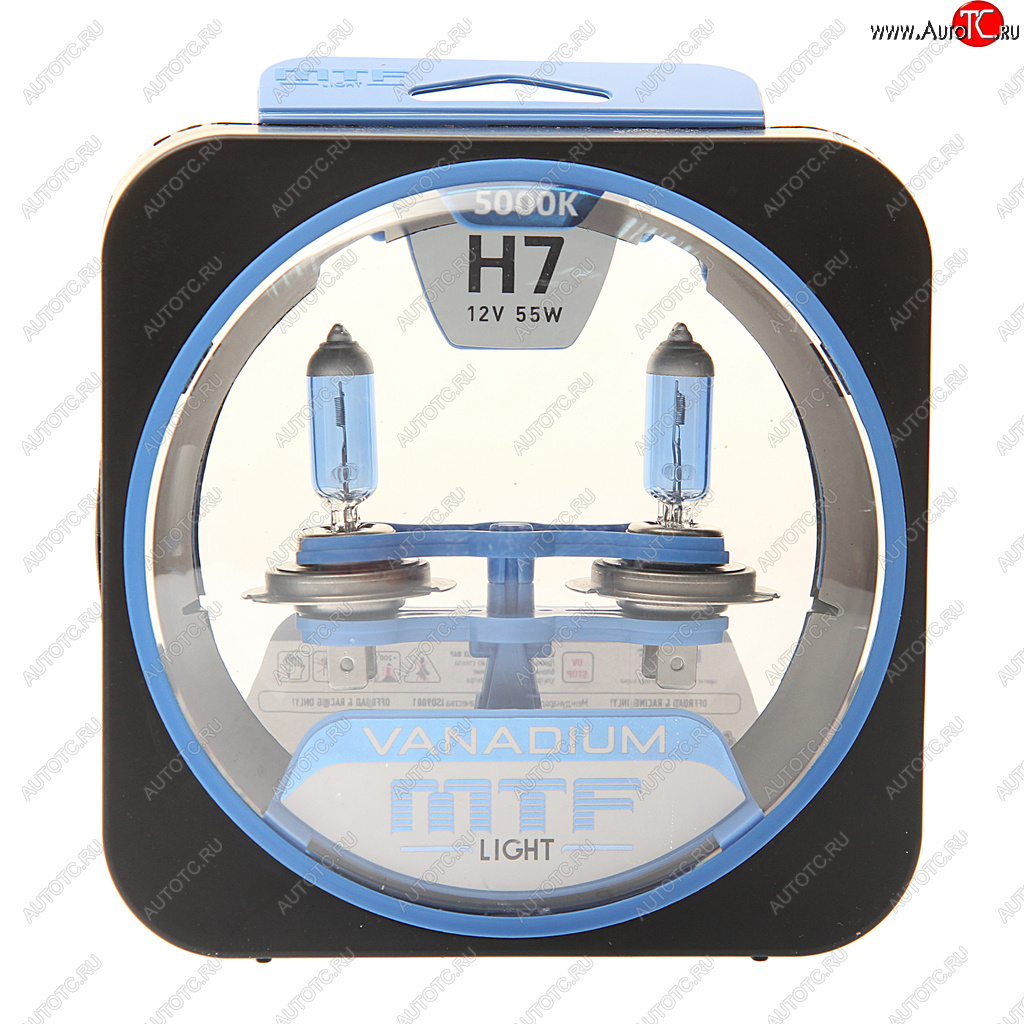 1 779 р. Лампа 12V H7 55W PX26d бокс (2шт.) Vanadium MTF MTF hvn1207  с доставкой в г. Керчь