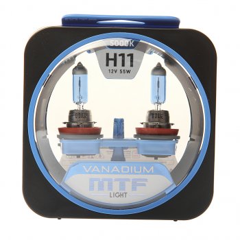 2 099 р. Лампа 12V H11 55W PGJ19-2 бокс (2шт.) Vanadium MTF MTF hvn1211  с доставкой в г. Керчь. Увеличить фотографию 1