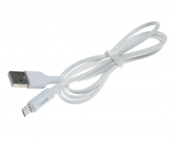 124 р. Кабель micro USB 1м FAISON FAISON hx25 cast white  с доставкой в г. Керчь. Увеличить фотографию 1